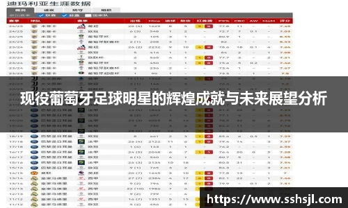 现役葡萄牙足球明星的辉煌成就与未来展望分析